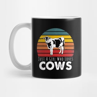 Just A Girl Who Loves Cows Mug